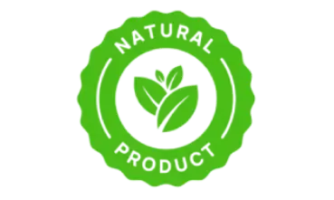 100% natural icon